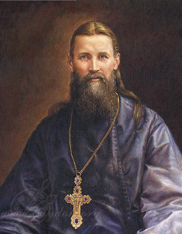 Портрет святого праведного Иоанна Кронштадского