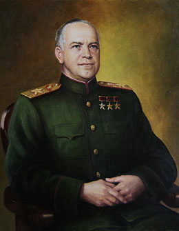 Портрет маршала Победы Георгия Жукова